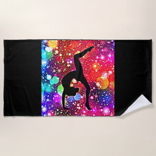 Gymnastics beach towel. beach towel