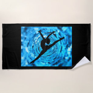 Gymnastics beach towel. beach towel