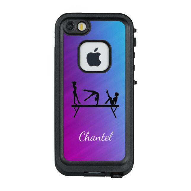 Gymnastics Beam Gradient LifeProof iPhone Case (Back)