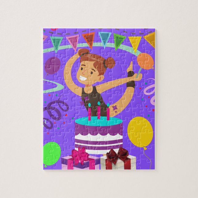 Gymnastics Birthday Party      Jigsaw Puzzle (Vertical)