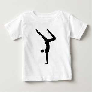 Gymnastics - Black Baby T-Shirt