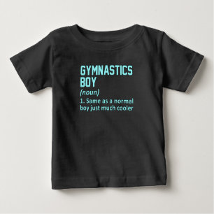Gymnastics Boy Definition Gymnast Gymnastic Lover Baby T-Shirt