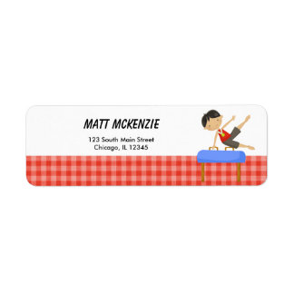 Gymnastics Boy Return Address
