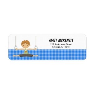 Gymnastics Boy Return Address