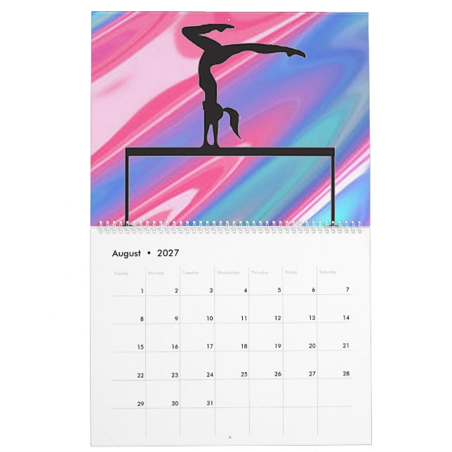 Gymnastics Calendar (Aug 2027)