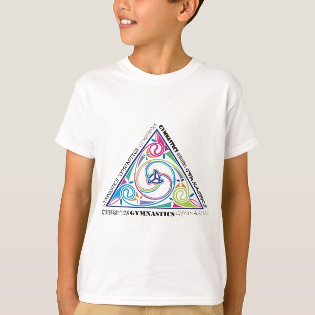Gymnastics Celtic Triangle T-Shirt (Front)