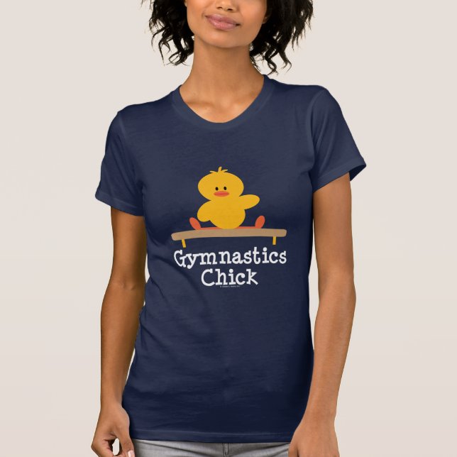 Gymnastics Chick T Shirt (Front)