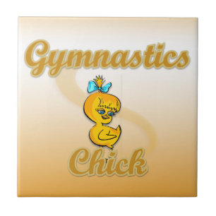 Gymnastics Chick Tile