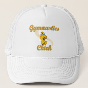 Gymnastics Chick Trucker Hat