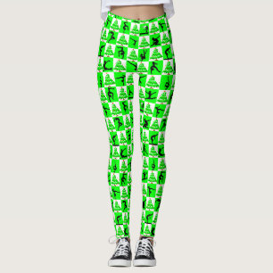 GYMNASTICS CHRISTMAS LEGGINGS