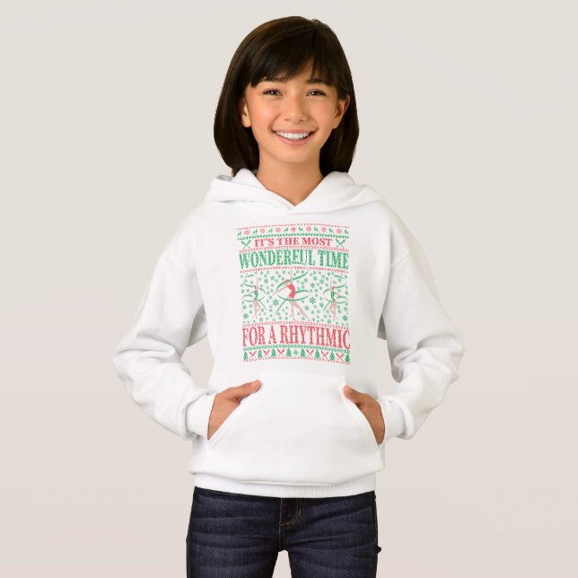 GYMNASTICS CHRISTMAS QUOTES - GYMNAST UGLY SWEATER (Front Full)