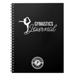 Gymnastics Club Gym Logo Student Team Routine Notebook