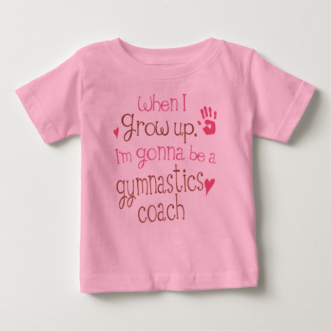 Gymnastics Coach (Future) Infant Baby T-Shirt (Front)