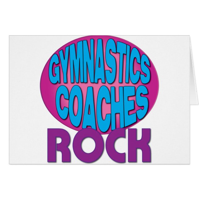 Gymnastics Coaches Rock Shirts (Front Horizontal)