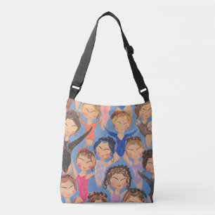 Gymnastics colourful pattern gift crossbody bag