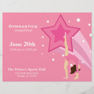 Gymnastics Competition Flyer