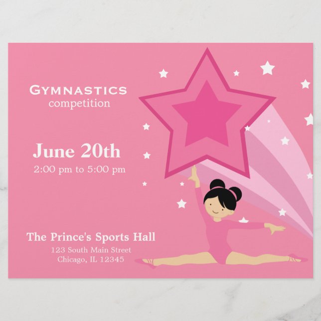 Gymnastics Competition Flyer (Front)