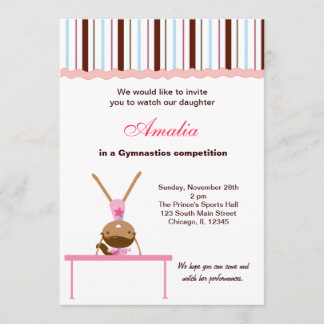Gymnastics Competition Invitation