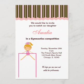 Gymnastics Competition Invitation