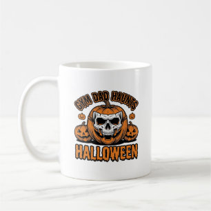 Gymnastics Dad Halloween Vintage Pumpkin Skull_1 Coffee Mug