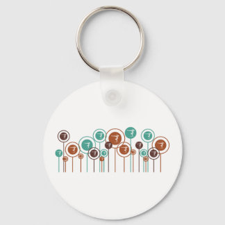 Gymnastics Daisies Key Ring