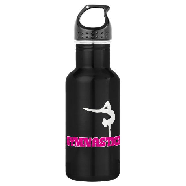 Gymnastics Design 532 Ml Water Bottle (Front)