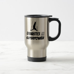 Gymnastics designs travel mug