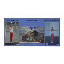 GYMNASTICS Desk Mat, Daniel, Julius & Johannes