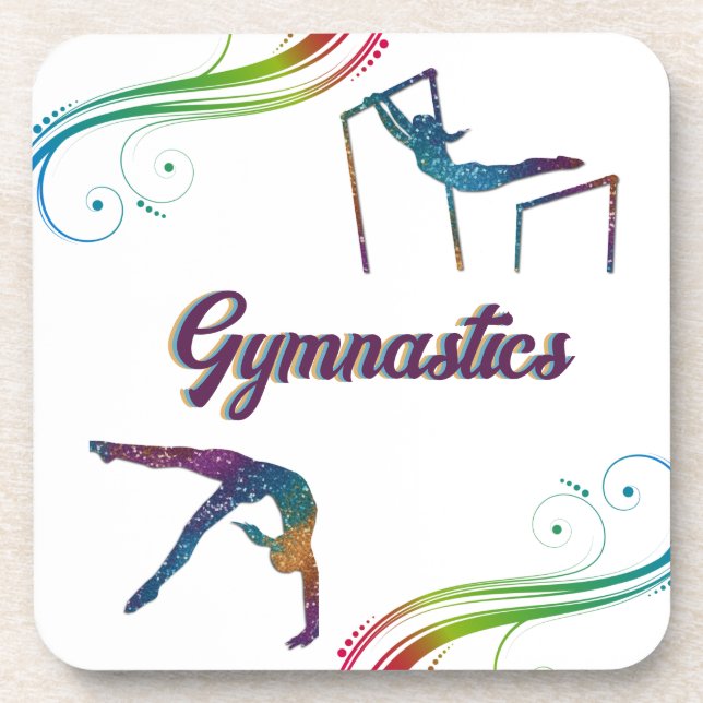 Gymnastics Dreams Gymnast Coaster (Front)