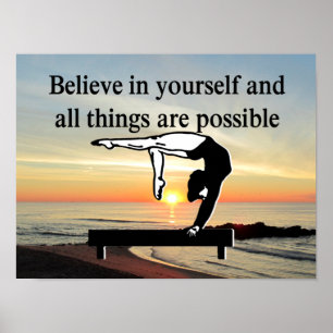 GYMNASTICS DREAMS POSTER