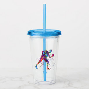 gymnastics exercise acrylic tumbler