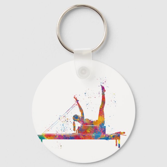 gymnastics exercise key ring (Front)