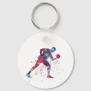 gymnastics exercise key ring
