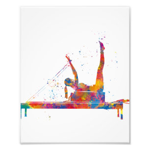 gymnastics exercise photo print