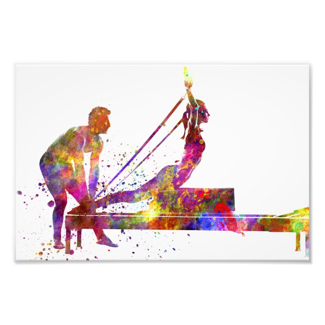 gymnastics exercise photo print (Front)