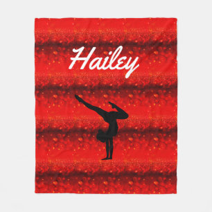 Gymnastics Fleece Blanket