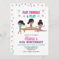 Gymnastics Flip Tumble & Play Birthday