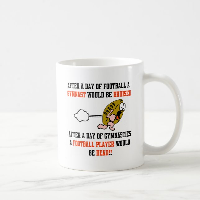 Gymnastics Football Coffee Mug (Right)