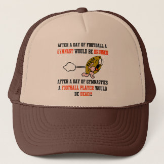 Gymnastics Football Trucker Hat