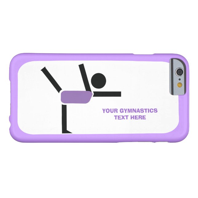 Gymnastics gifts, gymnastics performer custom Case-Mate iPhone case (Back Horizontal)