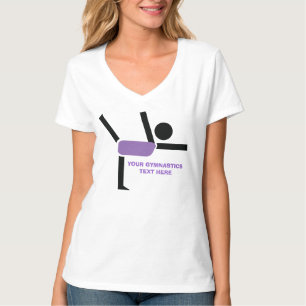 Gymnastics gifts, gymnastics performer custom T-Shirt