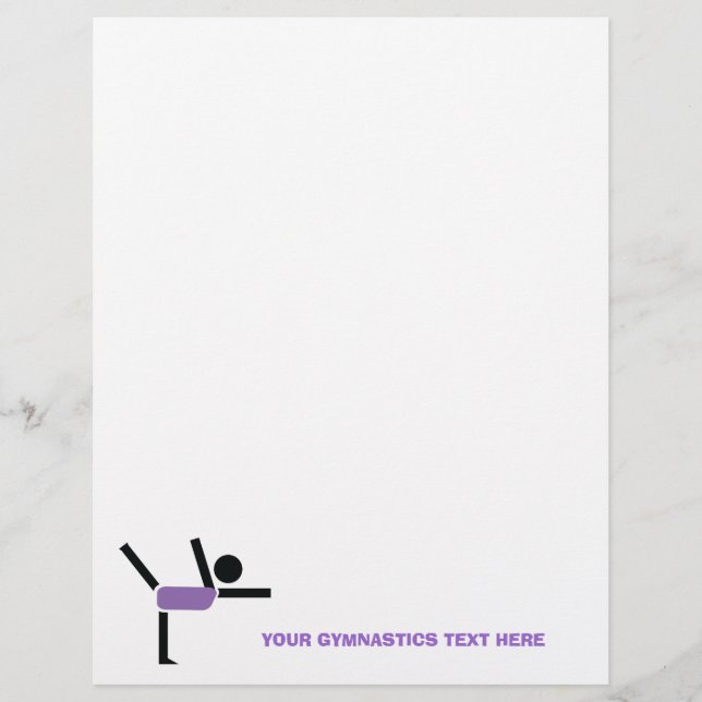 Gymnastics gifts, gymnastics performer flyer (Front)