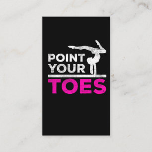Gymnastics Girl Gymnast Coach Sport Athlete Business Card
