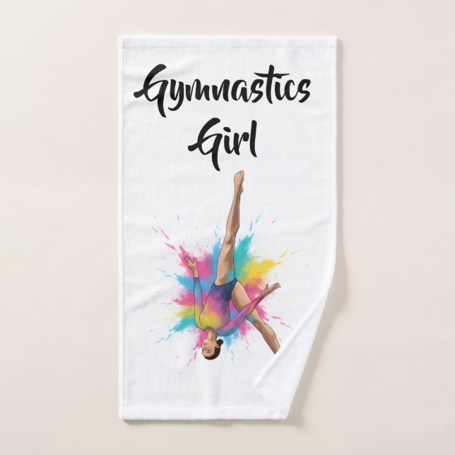 Gymnastics Girl -  Towel (Hand Towel)