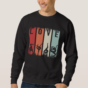 Gymnastics Gymnast Aerobics Acrobat Love Sweatshirt