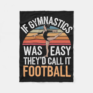 Gymnastics Gymnast Girl Cartwheel Black Uni-child Fleece Blanket