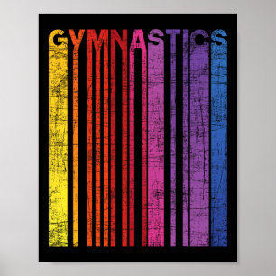 Gymnastics - Gymnast Lover Cheerleading Aerobics A Poster