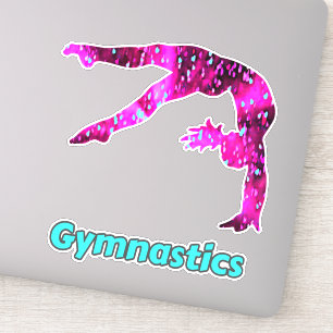 Gymnastics Handspring Stickers for Girls