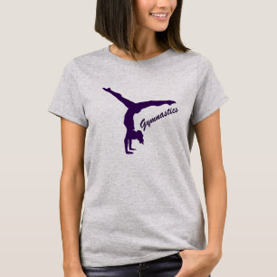Gymnastics Handstand Silhouette T-Shirt