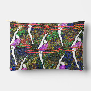 Gymnastics Hula Hoop dance colourful pattern gift Accessory Pouch